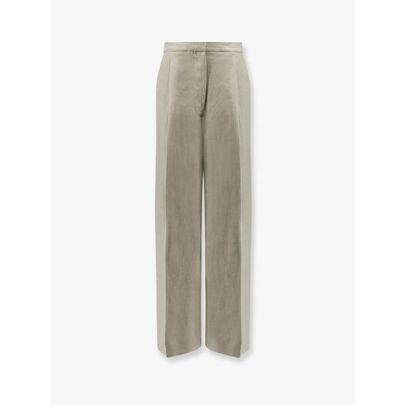 LARDINI Denim - Lardini Women Linen Trouser With Pinces